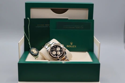 Rolex Daytona Black And Golden Diamond Dial on Oyster 126503